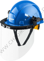 ЗУБР ЗАСЛОН экран 220х385мм, поликарбон 2мм, для крепления на каске, защитный лицевой щиток, Профессионал (110853)