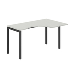 Стол эргономичный на металлокаркасе (антрацит) SIGMA (СИГМА) МК40х40