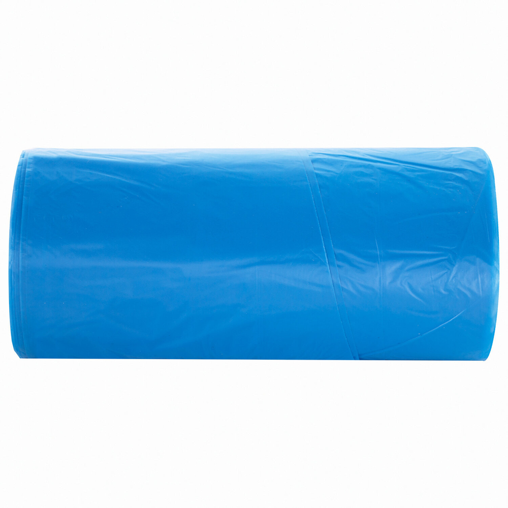 Мешки для мусора с ручками LAIMA ULTRA 35 л, синие 30 шт., прочные, ПНД 9 мкм, 50×54 см, 4 упаковки.