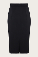 Черная юбка-миди прямого силуэта "Бьянка"