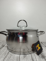 Кастрюля 3,9л 5-ти слойн капс индук дно 5864 НМ