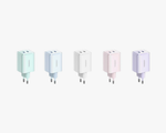 СЗУ TK-111 (EU) Intelligent Shunt 35w Dual TYPE-C Port Gallium Nitride Charger голубые