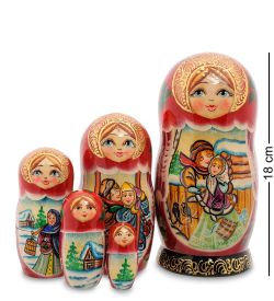 Народные промыслы МР-25/102 Матрешка 5м «За околицей»
