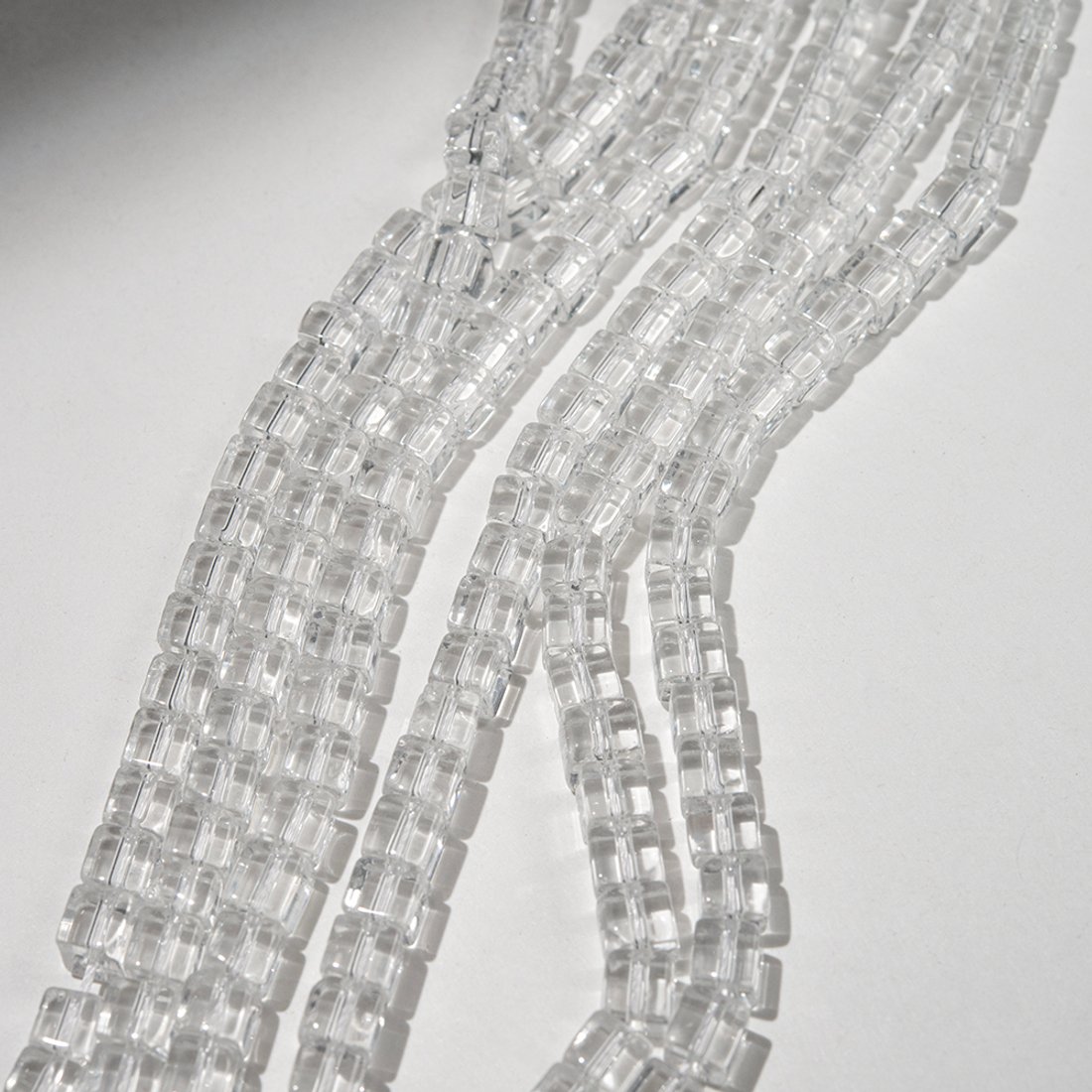 Горный хрусталь (имитация), 6,5мм, куб