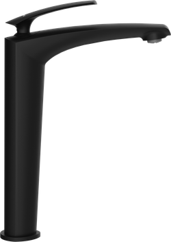 Смеситель для раковины STWORKI Гётеборг S03020BK + донный клапан SW-001BK черный матовый