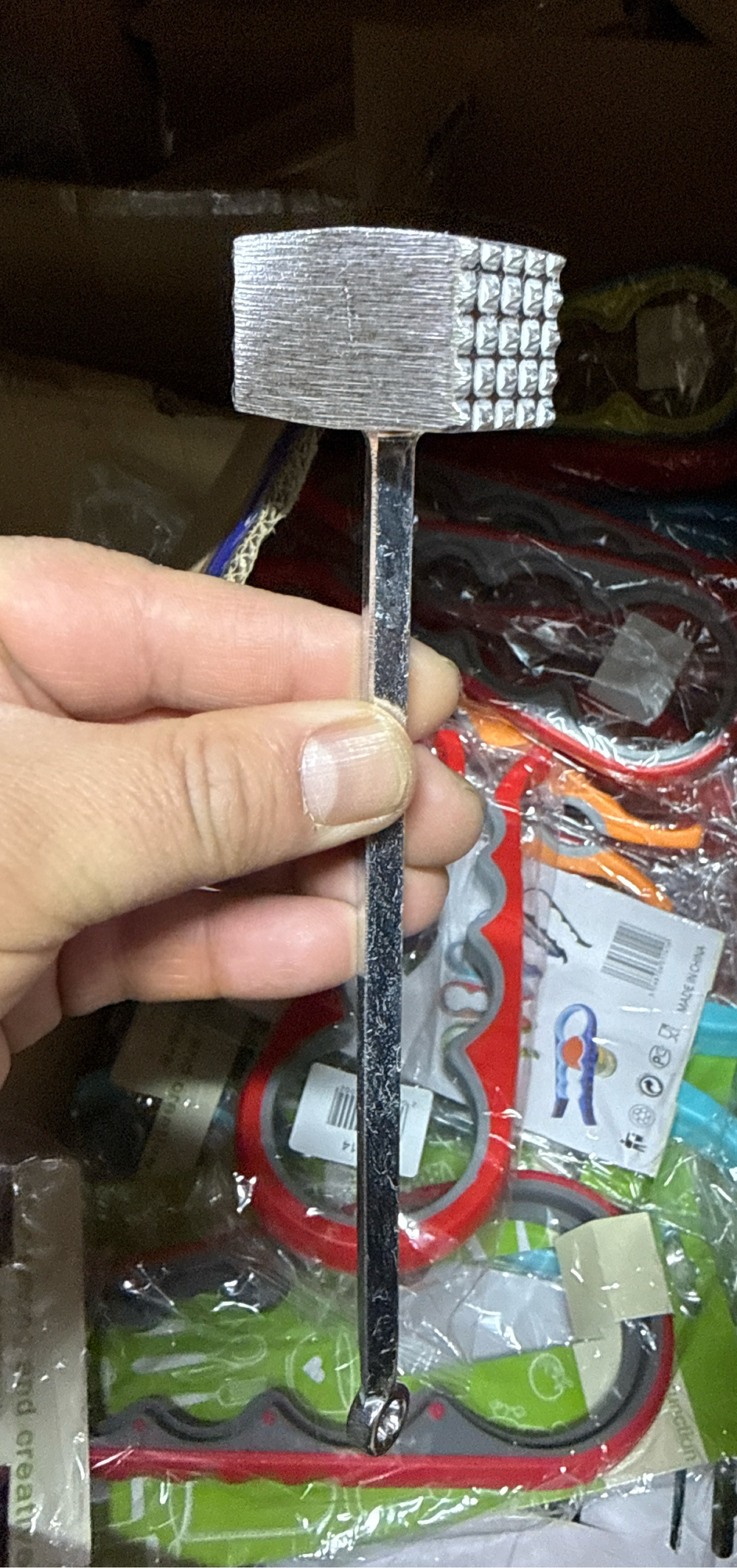 Молоток алюминий тонкая ручка маленький