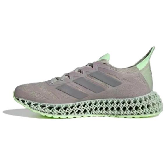 Adidas 4D FWD 3 Бежевые кроссовки Низки Свето-серый/Зеленый/Светло-желтый/Темно-серый Женские