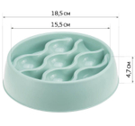 Миска для медленного кормления животных ВОЛНА М1805