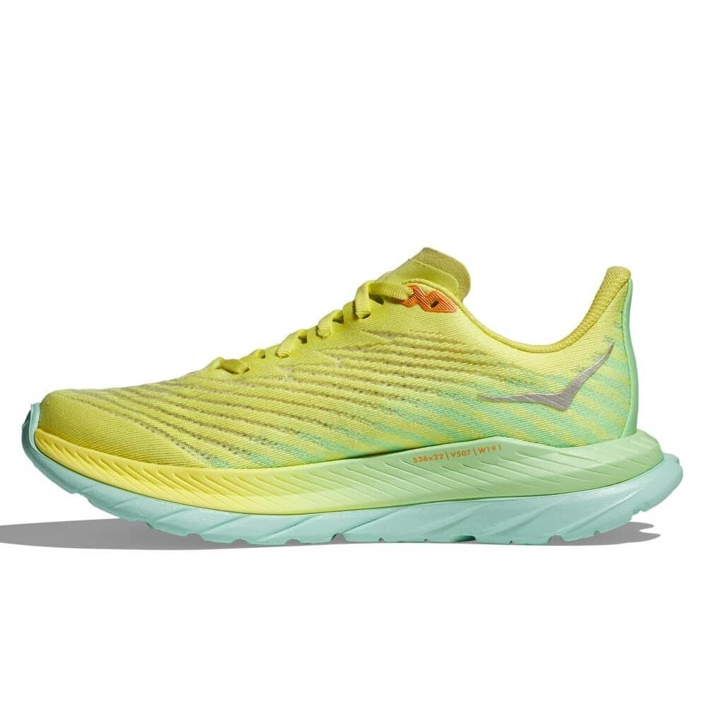 Кроссовки женские HOKA W MACH 5 Citrus Glow / Lime Yellow