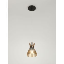Светильник подвесной (подвес) Rivoli   9186-201 1хЕ27 60 Вт модерн