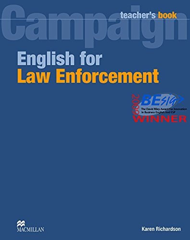 English for Law Enforcement: Teacher Book