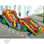 Большая надувная горка "Дракоша"