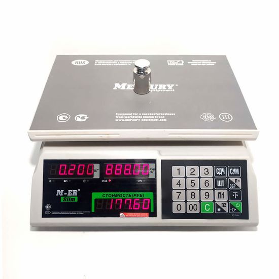 Весы торговые M-ER 326 AC-15.2 "Slim"