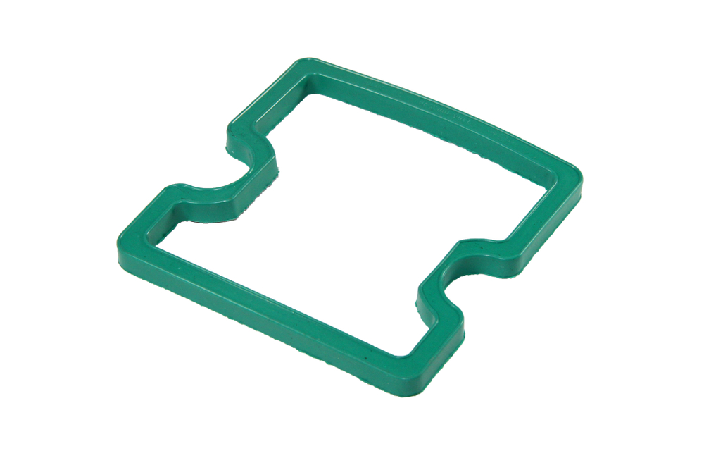 Прокладка клапанной крышки КАМАЗ ЕВРО зелёная резина МБС (Балаково)