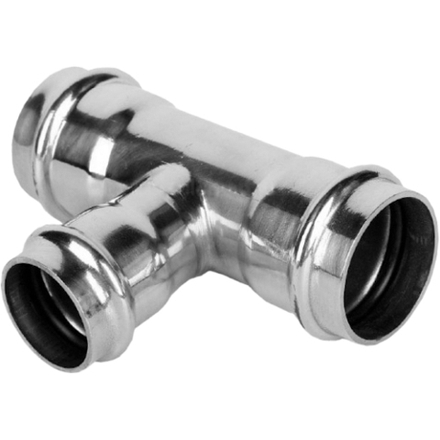 Пресс-тройник из нержавеющей стали переходной 35х28х35