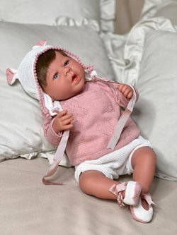 Кукла Реборн Marina and Pau 45cм Martina мягконабивная (M3130)