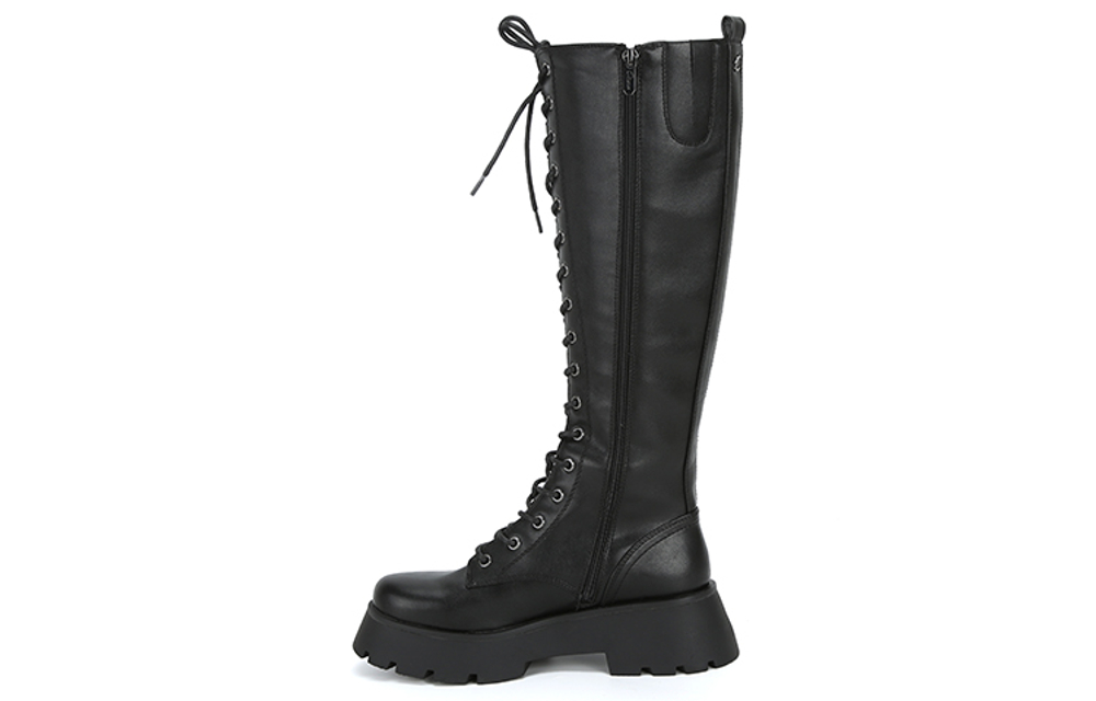 SAM EDELMAN By Circus Lilah PU Knight High Boots Women"s Black