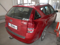 Оцинкованный фаркоп на Kia Ceed универсал 2006-2012 (без электрики), Galia K030C