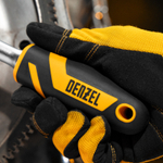 Ключ-трещотка 1/2", 90 зубьев, с быстрым сбросом, CrV Denzel