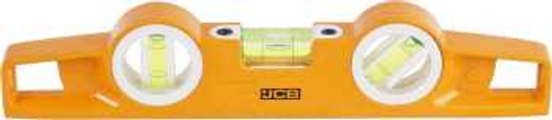 Уровень Торпедо литой алюминиевый, 3 ампулы, точность 0,5мм/м, 25см, JCB, JBL008