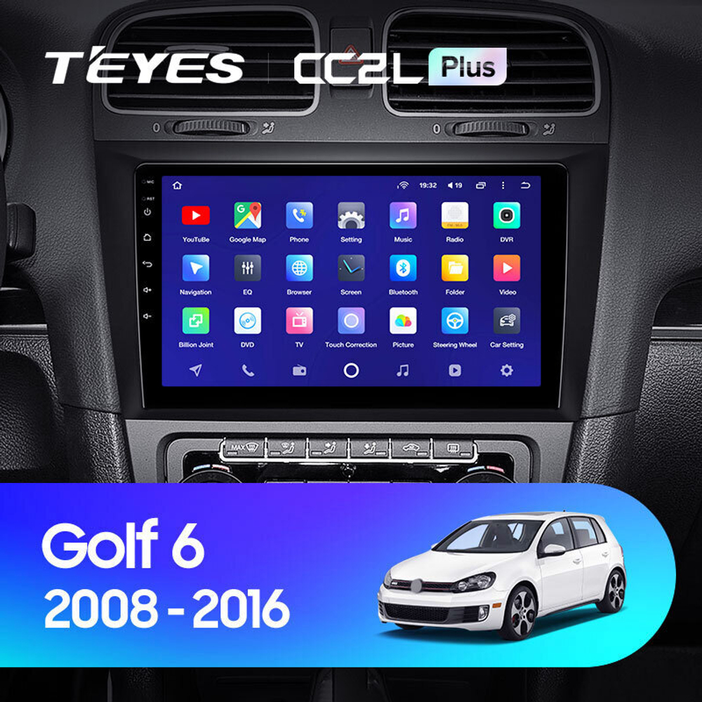 Teyes CC2L Plus 9" для Volkswagen Golf 2008-2016