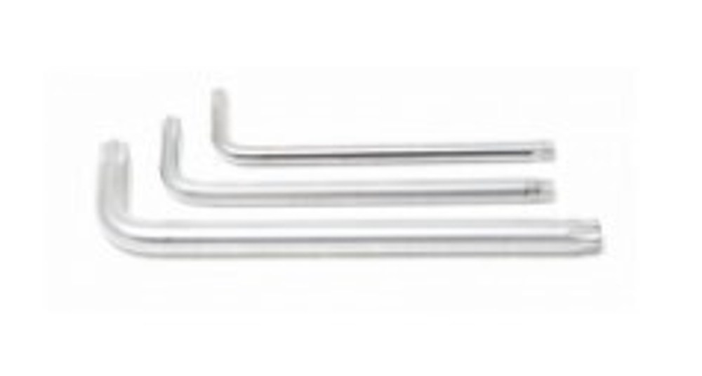 Ключ Г-образный TORX экстра длинный T27H с отверстием RockForce##Rock FORCE RF-76727XL