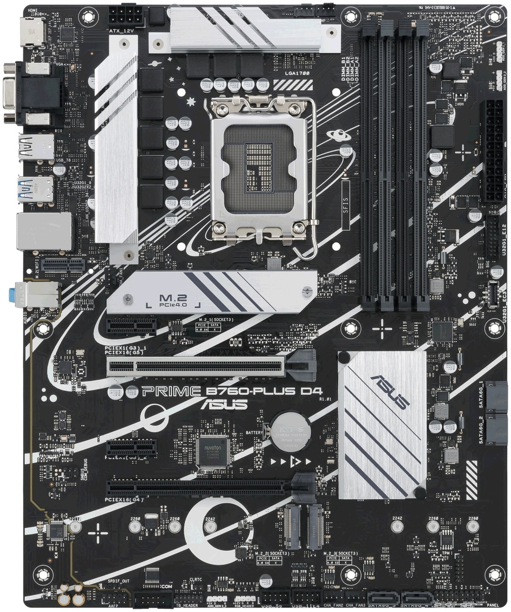 Материнская плата ASUS PRIME B760-PLUS D4