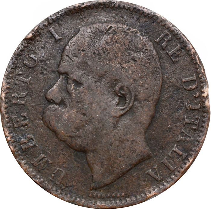10 чентезимо 1894 Италия (Отметка монетного двора "BI" - Бирмингем)