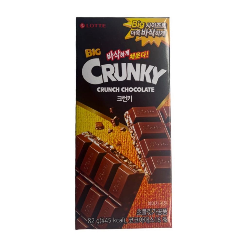Хрустящий шоколад Lotte Big Crunky 82 г