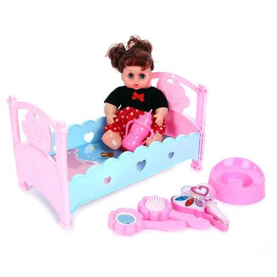 Пупс функциональный с аксессуарами, коробка 933A-1