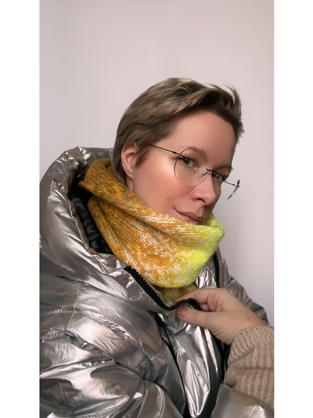 Пряжа для вязания DAMA теплая пушистая аркобалено