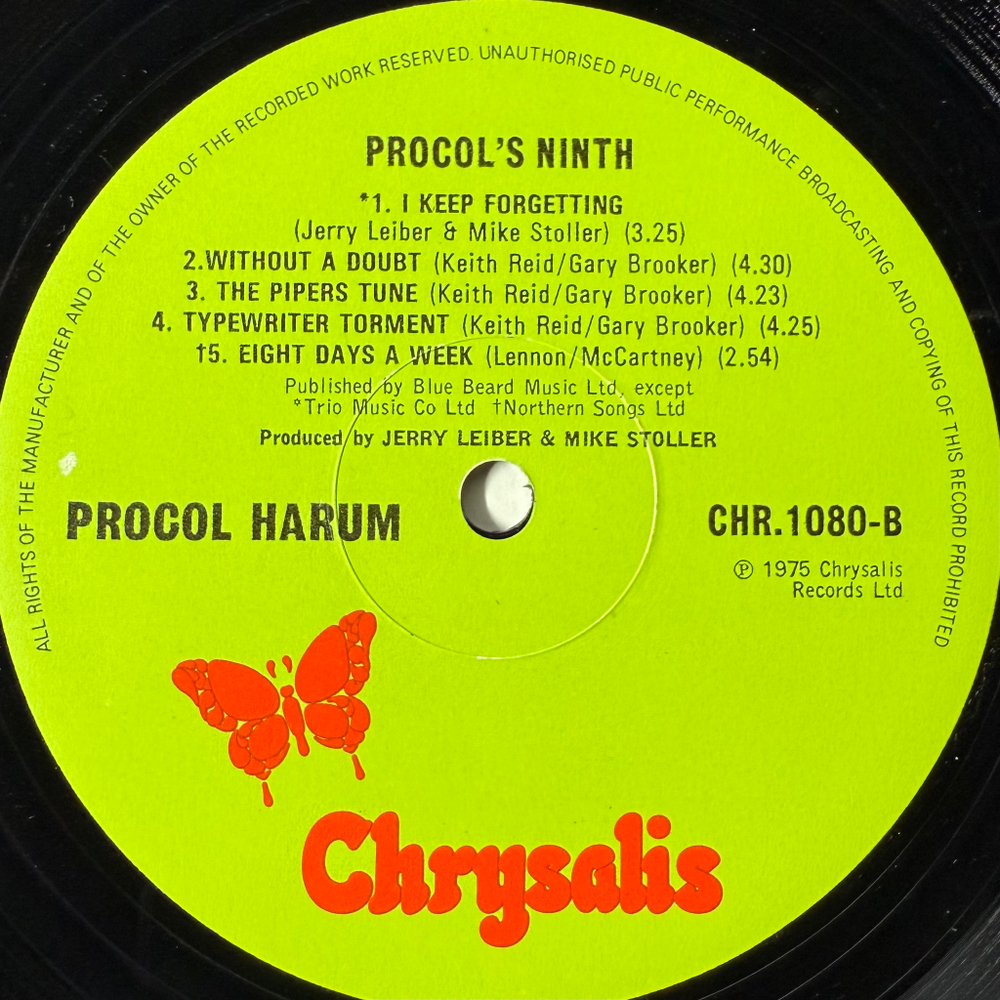Procol Harum - Procol's Ninth (Англия 1975г.)