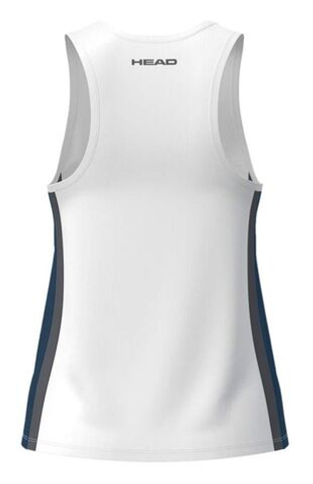 Футболка для девочки Head Girls Club 25 Tank - navy/white
