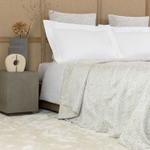 Покрывало Frette Luxury Grove Milk/Naturale (270 x 260 см)