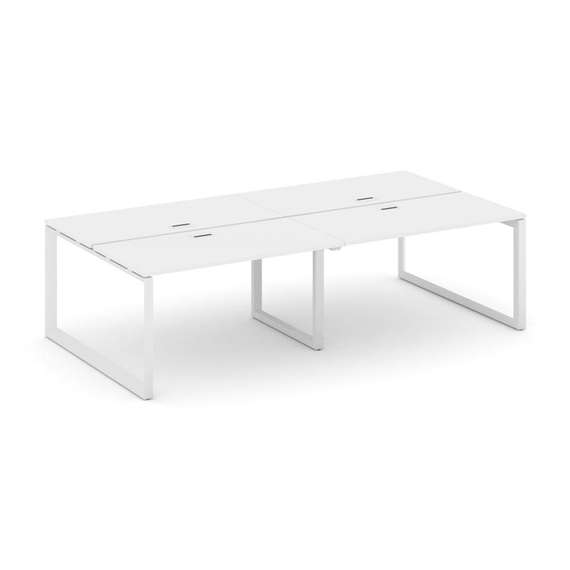 Style Project Рабочая станция двухсторонняя SN-59O.DRS-051 Белый/Металл Белый/Белый Заглушка 1960*16