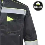 Костюм мужской (комплект) т/серый,лимон и чёрный (48-50) 96-100 170-176