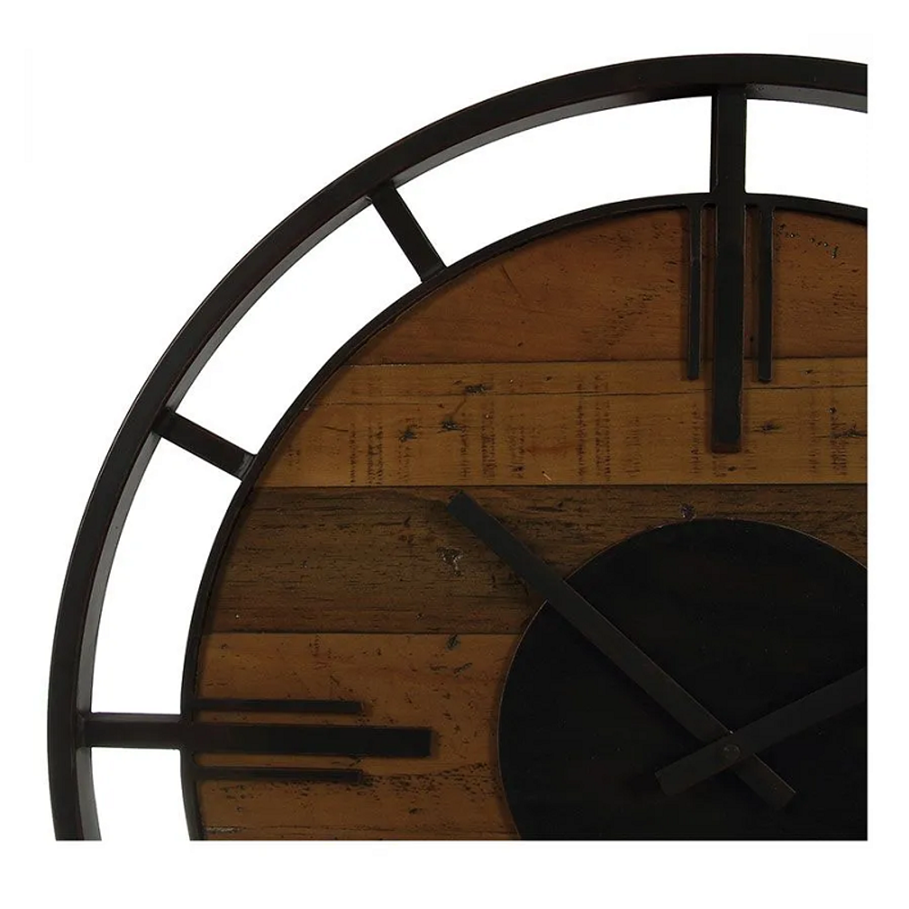 Часы настенные QAUU Ø 55см / 1xAA Металл,дерево