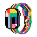 Умные часы Apple Watch Series 11 GPS, 46mm, Jet Black Aluminium Case with Pride Edition Sport Band, M/L