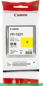 Картридж Canon PFI-102Y желтый (0898B001)