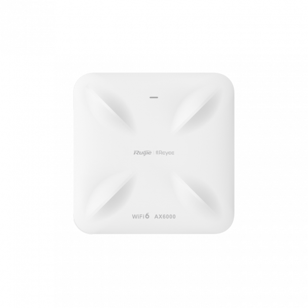 Точка доступа Reyee RG-RAP2260(H) WiFi 6 A6000 (2.4G-4x4 1.15Gps; 5G-4x4 4.8Gbps 512client 2x2.5GbE PoE++/48V-1A DC)