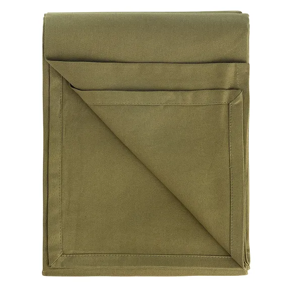 Скатерть из хлопка оливкового цвета Essential, 170х250 см