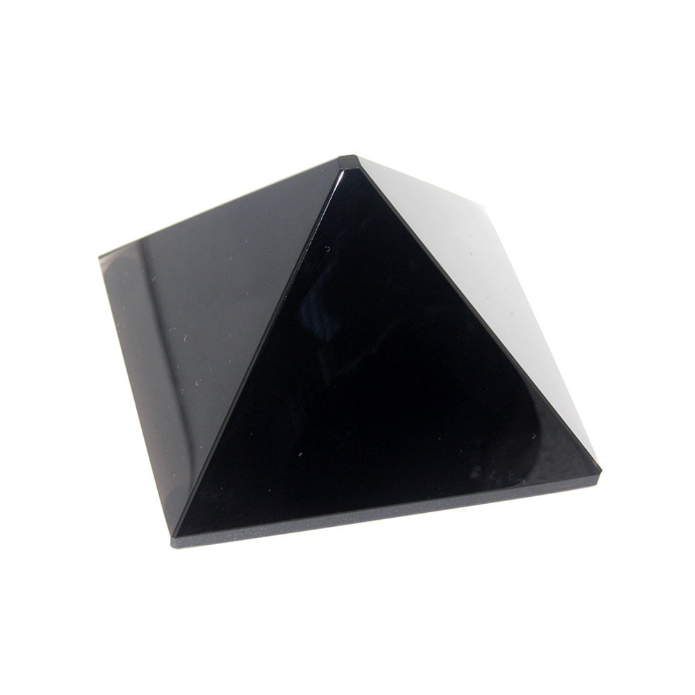 Пирамида 61мм обсидиан черный 138.5