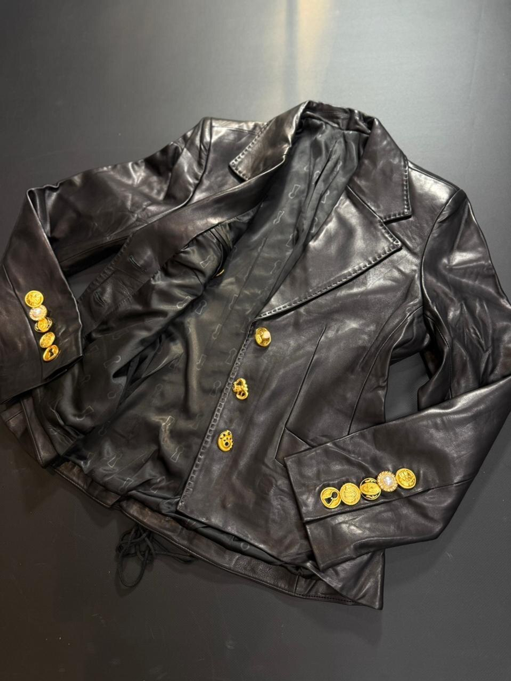 Кожаная куртка Schiaparelli