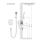 Душевой комплект Timo Selene SX-2029/03SM, чёрный
