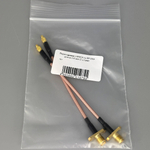 Переходники с MMCX на RP-SMA длина 110 мм (2 штуки)