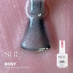 She Liquid Polygel Rosy - Жидкий полигель, 15мл