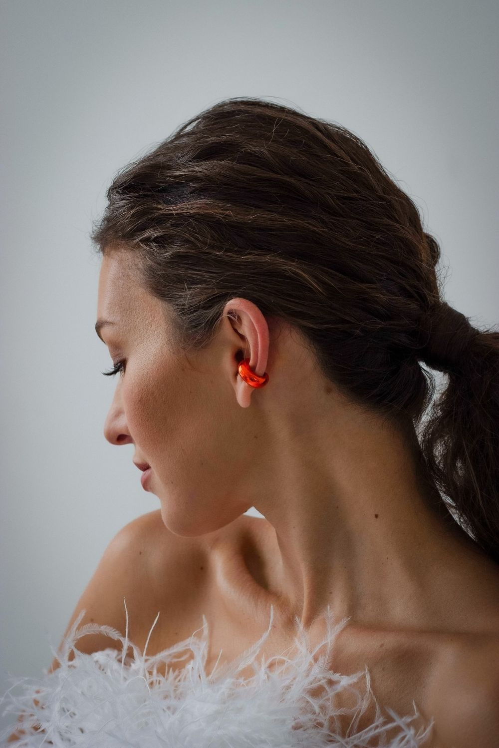 Кафф Bubble Orange, как бублик