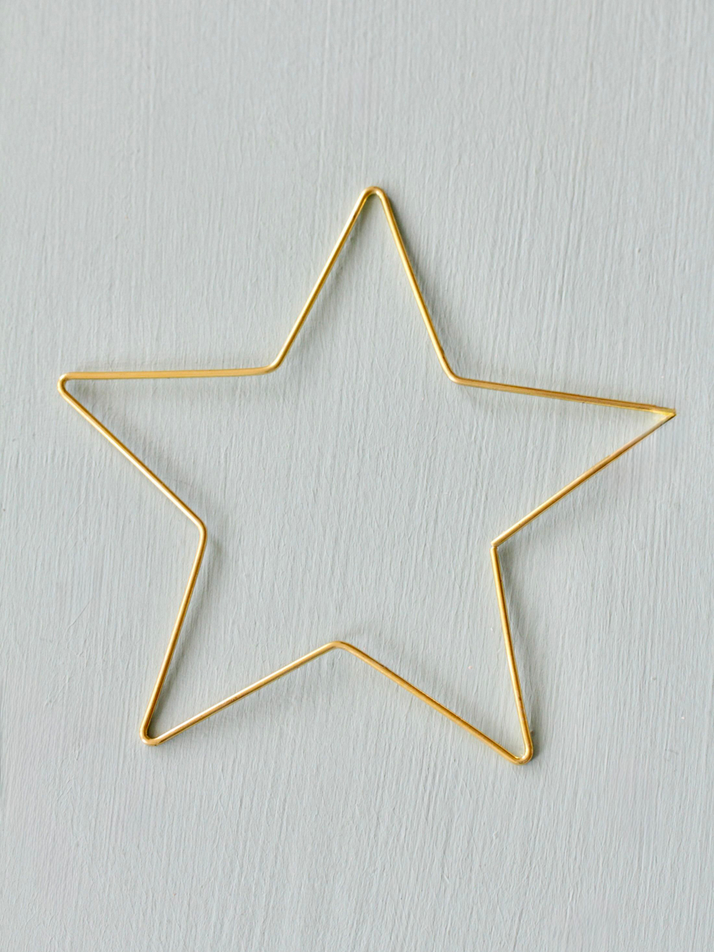 Основа для макраме Звезда металлическая 20 см, цвет золотистый, неразъемная /основа для декорирования и ловца снов