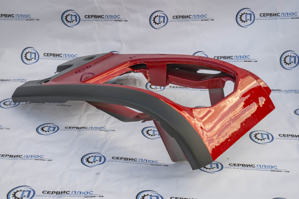 Бампер самосвал левый X3000 (красный) DZ97259623311