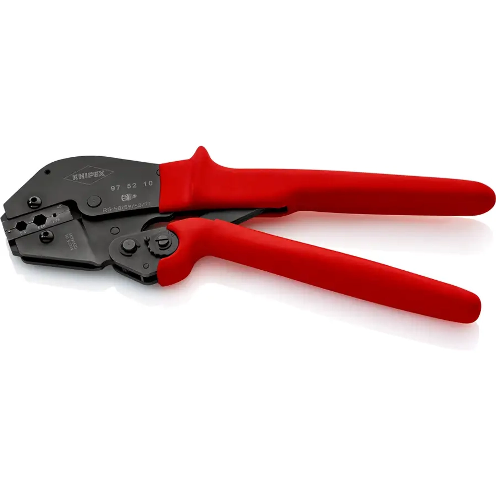 Клещи зажимные для опрессовки чернёные 250 мм Knipex 97 52 10